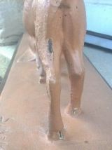 statue terre cuite art déco salvatore melani