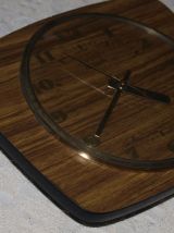 Horloge murale formica Vintage Trophy transistor