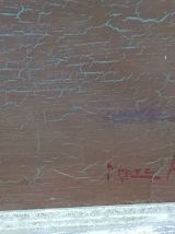 Tableau bouquet de fleurs. Sur toile