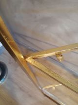 vitrine etagere angle ou pas , or a 4 tablettes verre fumé 1