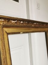 Cadre miroir époque Restauration feuille d'or