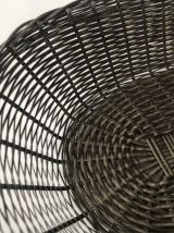 Corbeille à pain ou à fruits en métal tressé 