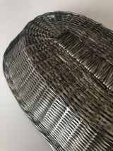 Corbeille à pain ou à fruits en métal tressé 