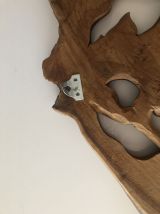 Sculpture murale cheval en bois