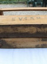 Caisse casier Eau Evian années 60