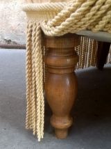 Salon canapé et fauteuils crapaud