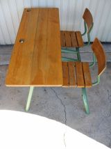 Bureau écolier vintage années 70