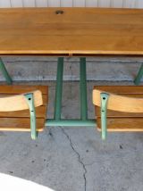 Bureau écolier vintage années 70