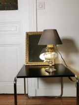 Lampe à pétrole en verre transparent 