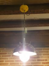 Suspension passoire douille céramique jaune 