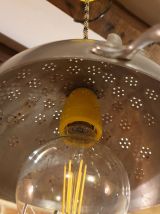 Suspension passoire douille céramique jaune 