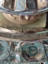 centre de table en cristal baccarat et bronze