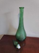 carafe empoli verte avec bouchon flamme