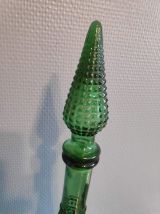 carafe empoli verte avec bouchon flamme
