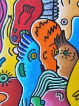  "Le poids du monde " Neko92vl peinture originale