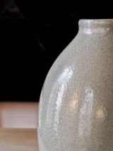 Vase vert d'eau en céramique émaillée