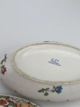 Bonbonnière vintage 1930-Ovale  Geishas Porcelaine 