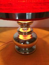 Lampe année 70 orange 