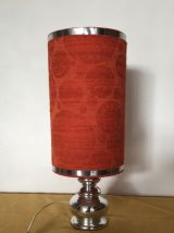Lampe année 70 orange 