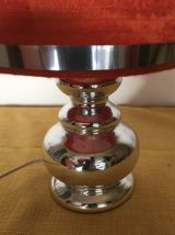 Lampe année 70 orange 