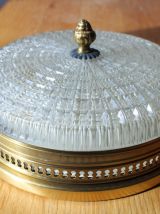 Applique verre pressé moulé années 50/60