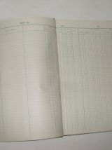 Livre registre comptable paie vintage