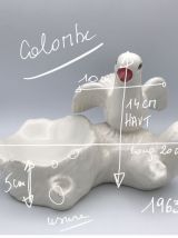 Colombe sur Branche  - Céramique vintage 1963