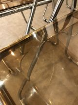 Lot 4 chaises plexiglas 70s