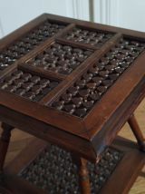 Guéridon moucharabieh syrien