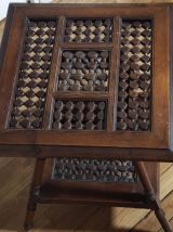 Guéridon moucharabieh syrien