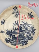 Assiette Vintage Lunéville K&amp;G 1880 23 cm 