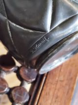 Vase en étain signé Plasait