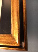 Miroir ancien bois doré 48 cm x 40 cm début XXe