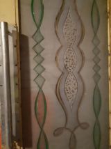 Porte double vitré, bistrot, années 50/60