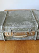 Va lise fer blanc années 40/50