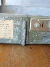 Va lise fer blanc années 40/50