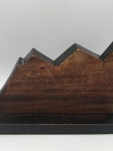 Serre-livres Décor Alpes -vintage 1976