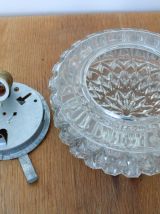 Applique verre pressé moulé années 60