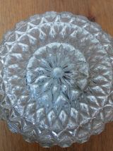 Applique verre pressé moulé années 60