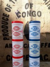 Lot de 6 boites de conservation Pernod 