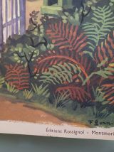 AFFICHE PÉDAGOGIQUE ROSSIGNOL POUCET ET SON AMI L'ÉCUREUIL "