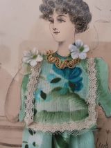 Gravure de mode sous verre