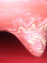 Plateaux terre cuite art  aztèque ethnique 