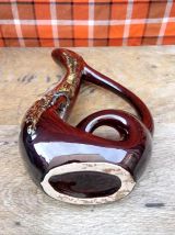 Vase en céramique émaillée Vallauris - Années 60/70