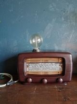 Lampe industrielle, lampe vintage - "Silence Radio"
