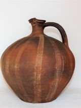Grand cruchon en terre cuite du 19e provenance Gascogne. 