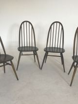 Lot de 4 chaises Ercol estampillées