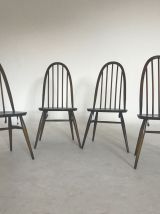 Lot de 4 chaises Ercol estampillées