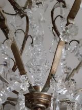 Lustre bronze et pampilles