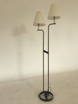 Lampadaire double abat-jour 1950's